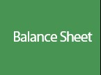 Balance Sheet Balance Sheet